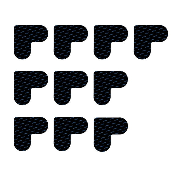 Rug Gripper Pads for Carpet - Non Slip Rug Tape Stickers and Washable Area Rug Pad for Hardwood Floors and Tile - Carpet Tape with Corner Side Gripper for Securely Anchoring Rugs, Keep Your（10pcs）