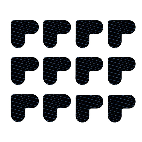 Rug Gripper Pads for Carpet - Non Slip Rug Tape Stickers and Washable Area Rug Pad for Hardwood Floors and Tile - Carpet Tape with Corner Side Gripper for Securely Anchoring Rugs, Keep Your（12pcs）