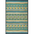Rug Key Largo Polypropylene Indoor Area Rug Turquoise (6X9 Rectangle