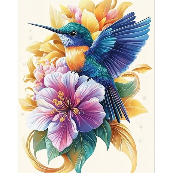 Rug Kits For Adults Latch Hook Pre Printed Flowers And Birds Diy Crafts Crochet Yarn Handmade Embroidery With Printed Canvas Needlework For Home Decor