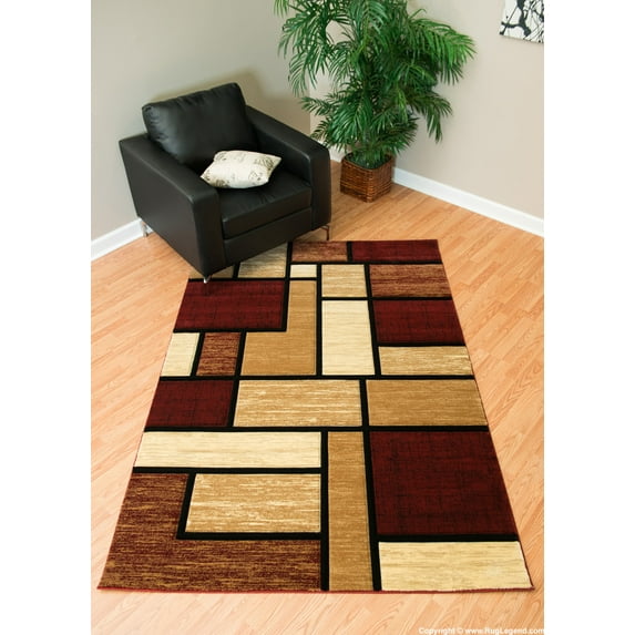 Rug Legend PREMIUM 3D Hand Carved Modern Rug Contemporary 3995