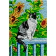 thumbnail image 1 of Rug Making Latch Hooking Kit | Cat In Garden, 1 of 9