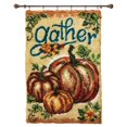 thumbnail image 1 of Rug Making Latch Hooking Kit，Halloween Gather Kit & Hanger Latch Hook Kit ,Creative Craft Home Decor Ideal for Learning Rug Making, 1 of 8