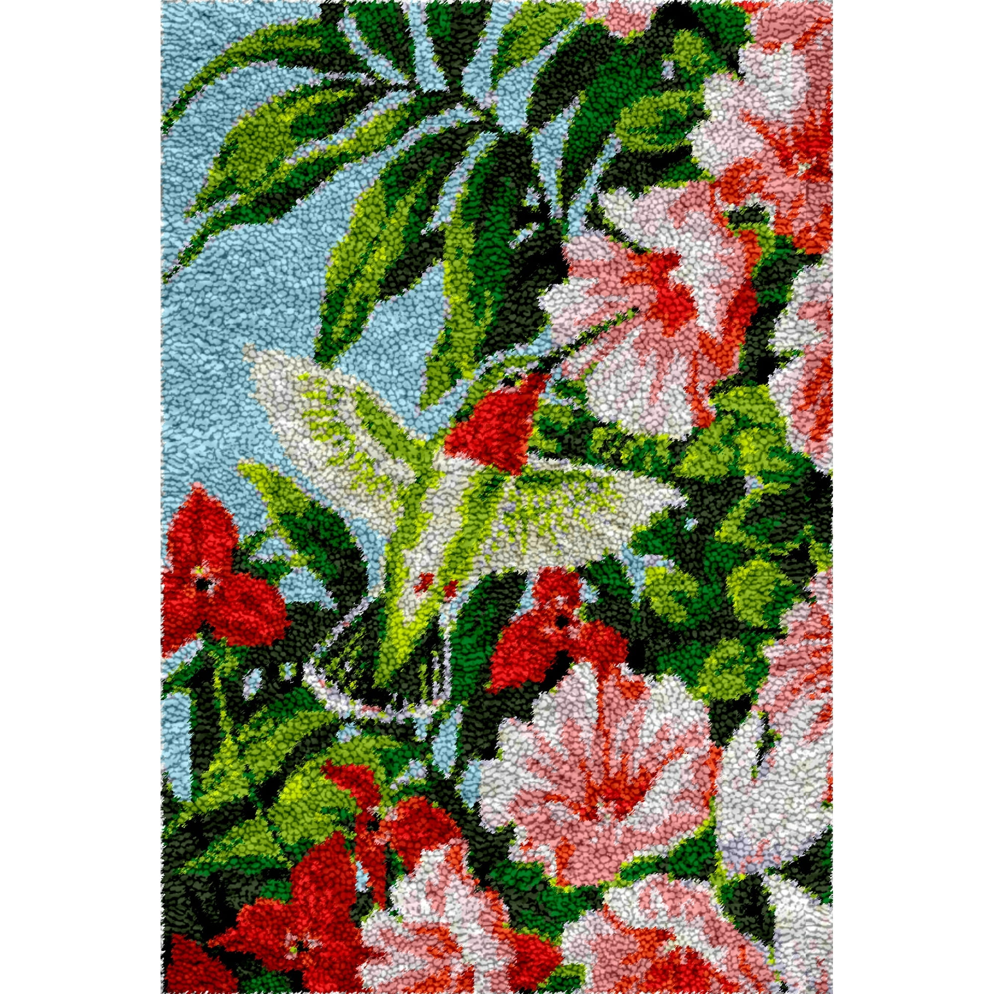 Rug Making Latch Hooking Kit，Hummingbird Rug Making Latch Hooking Kit ...