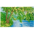 thumbnail image 1 of Rug Making Latch Hooking Kit | Spring Landscape, 1 of 9