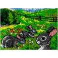 thumbnail image 1 of Rug Making Latch Hooking Kit | Three Rabbits, 1 of 9