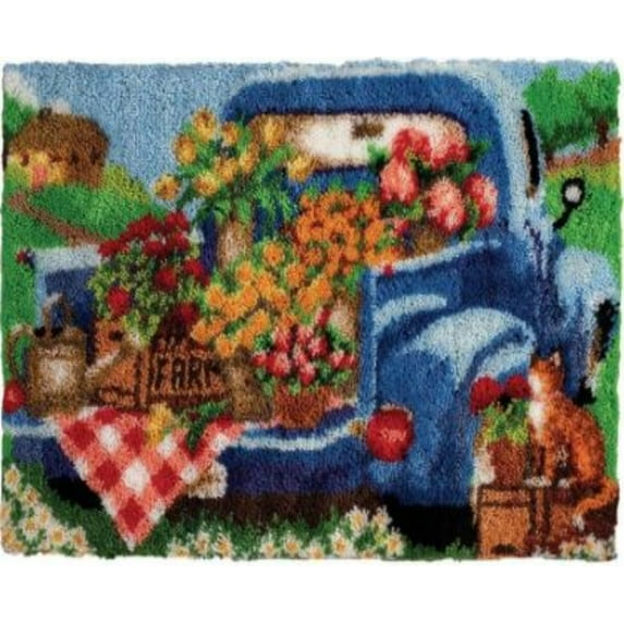 Rug Making Latch Hooking Kit | Vintage Country