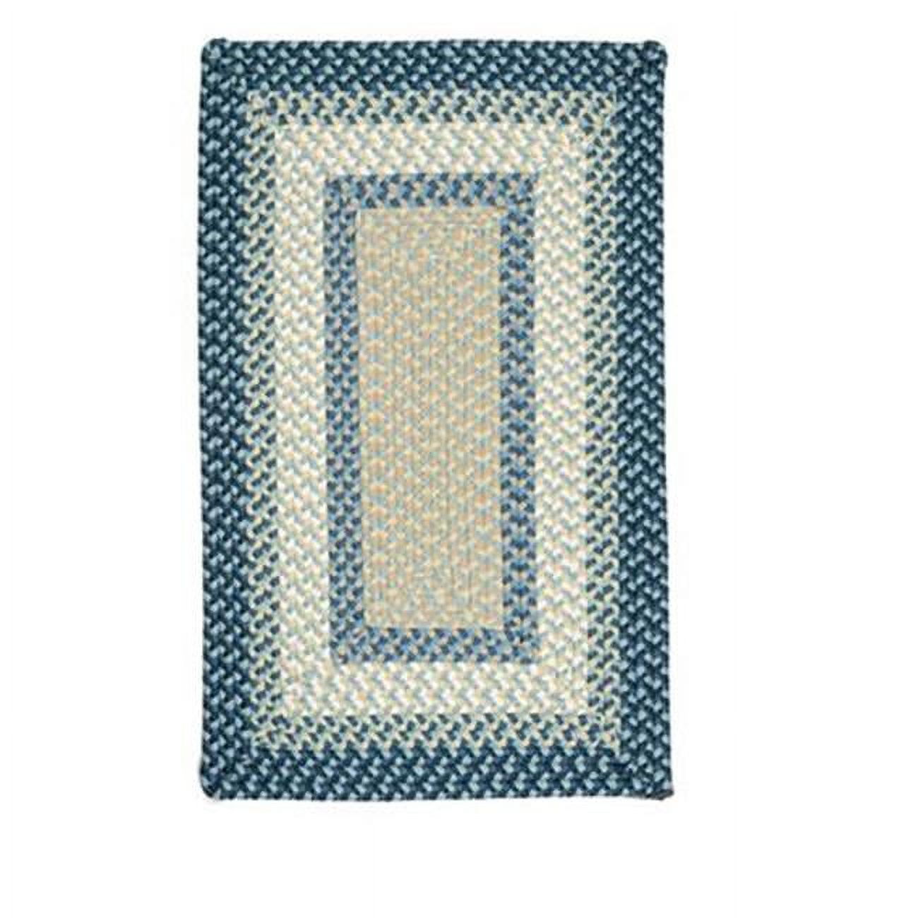 Rug Montego Blue Burst 6 ft. square Braided Rug - Walmart.com