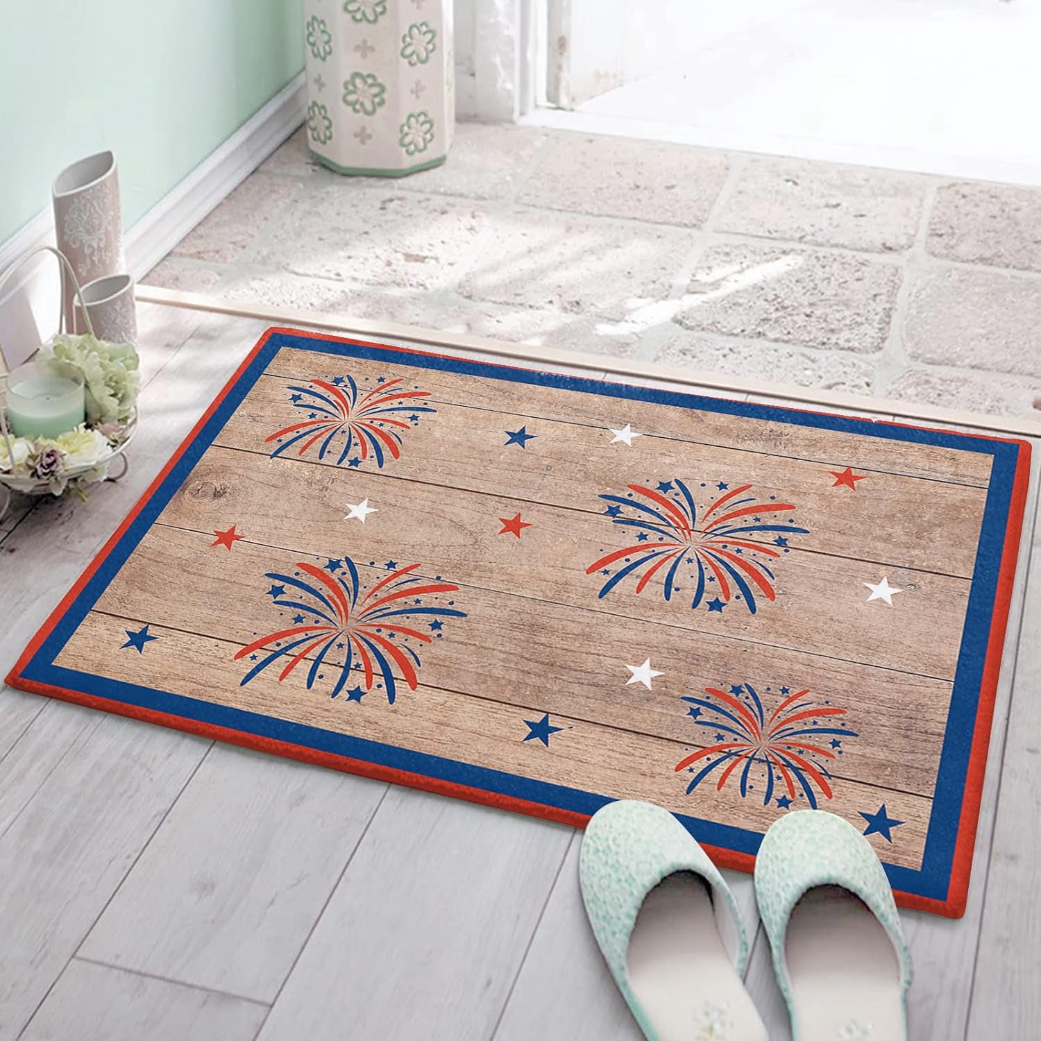 Rug Non Slip Bath Mat 4th Of July Soft Bath Rugs Carpet Mat For rug-non-slip-bath-mat-4th-of-july-soft-bath-rugs-carpet-mat-for