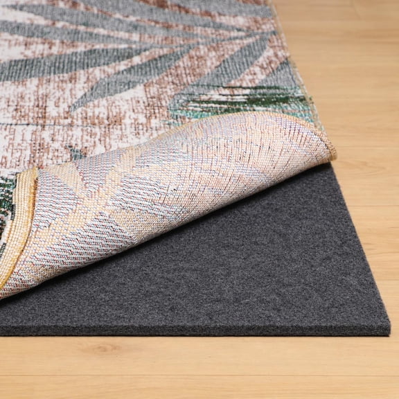 Rug Pad 8 Feet by 10 Feet Rectangular Non Slip Waterproof Felt Underlay 0.13 Inches Thick for Hardwood Tile and Laminate Floors