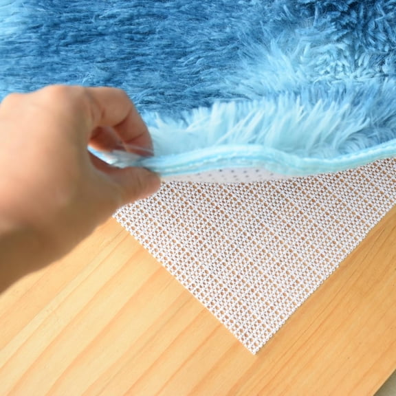 Rug Pad Gripper 2.3 x 4.9 ft Non Slip Carpet Pads,Topboutique Rug Pad Liner,Adjustable Underlay Pad for Area Rugs,Hardwood Floors,Mattress,Bed Sheet,PVC Thick Carpet Pads Gripper,White
