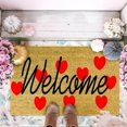 thumbnail image 1 of Rug Pads Romantic Bright Colors Clear Pattern Non-slip Wear-resistant Machine Washable Valentine's Day Stall 60*90cm, 1 of 2