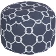 thumbnail image 1 of Rug  Round Navy Pouf 20 x 13 in., 1 of 1
