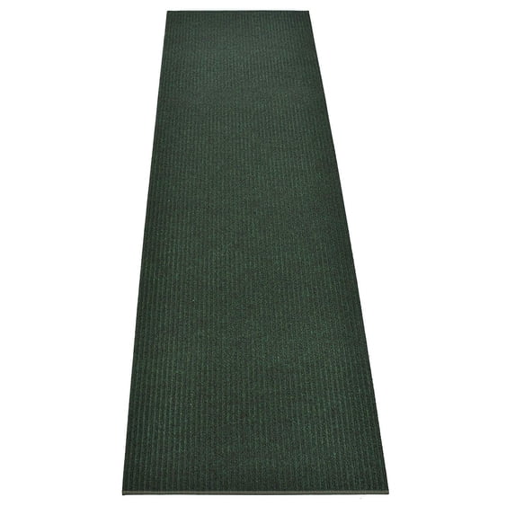 Rug Runner Green Color Custom Size Indoor Outdoor Slip Skid Resistant Cut to Size Utility Mat Runner Rug Hallway Entrance Runner Rugs Carpet