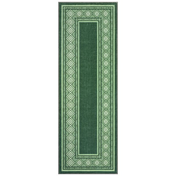 Rug Runners for Hallways Non Slip - 2x8 Runner Rug for Bedroom, Washable Runner with Rubber Backing, Soft Low-Pile Carpet for Kitchen, Laundry, Bathroom