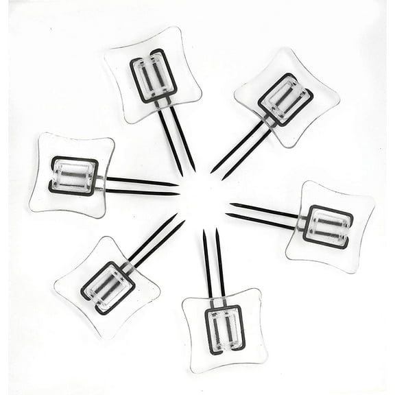 Rug Settlers Pins Pack of 6 Anchors Secure a Over Anti Slip for mats Runners Plastic Sheets and Throws