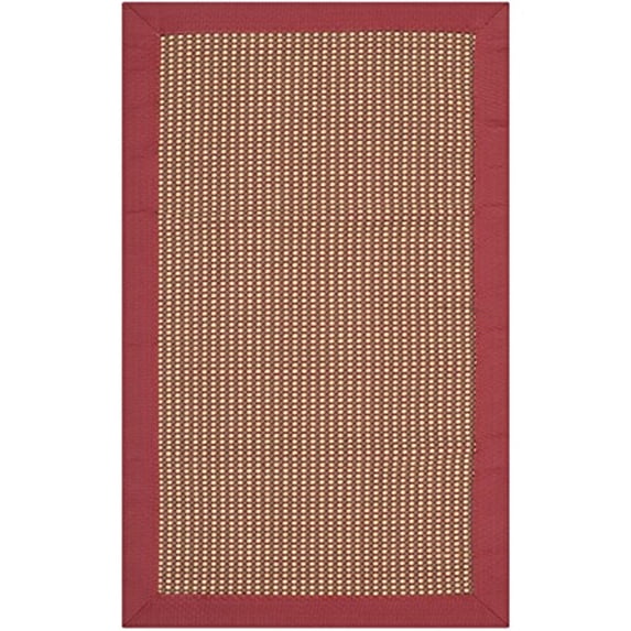Rug - Sierra -Beige/Red-Color:Beige/Red,Shape:Accent,Size:4' 2''L x 2' 6''W