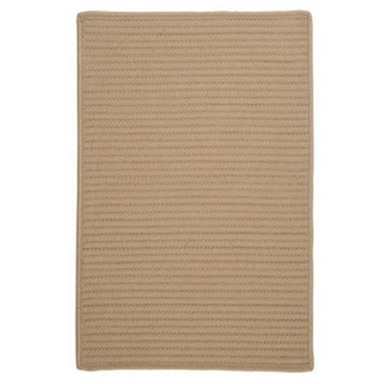 Rug Simply Home Solid Braided Rug - Cuban Sand 4ft x 6ft - Walmart.com