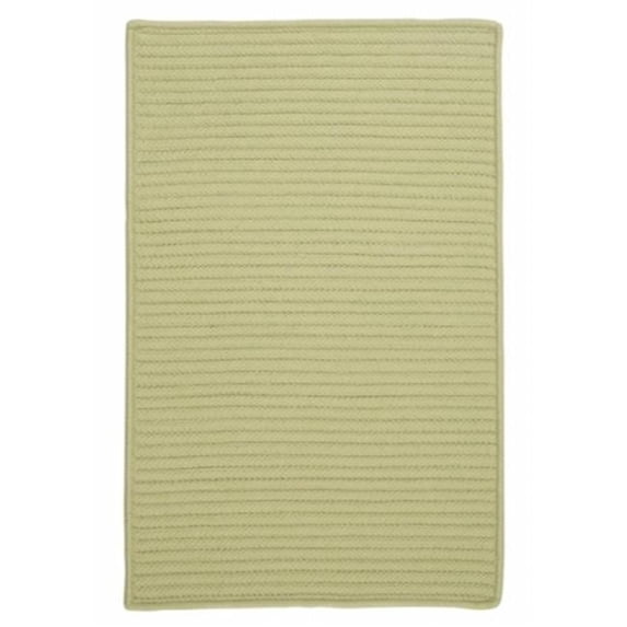 Rug Simply Home Solid - Celery 3 ft. x 5 ft. Braided Rug