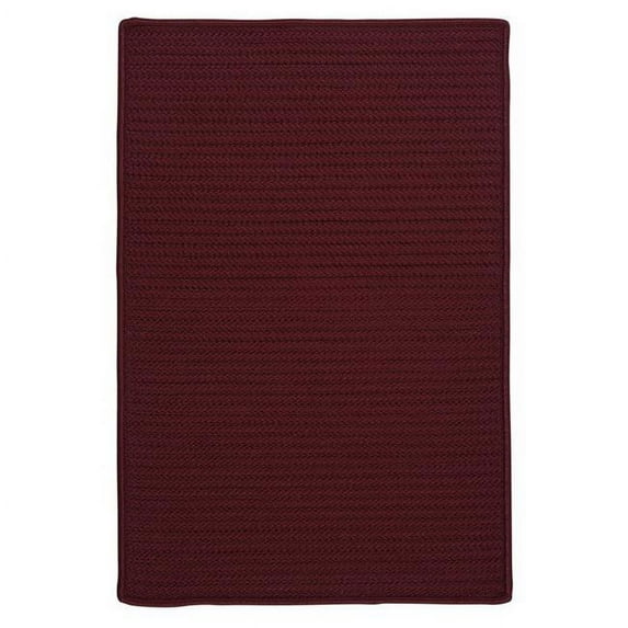 Rug Simply Home Solid - Corona 3 ft. x 5 ft. Braided Rug - Rectangular - Polypropylene Material