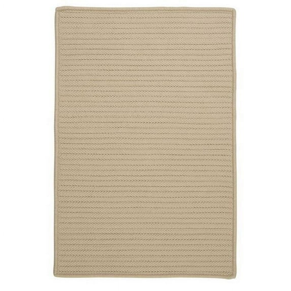 Rug Simply Home Solid - Linen 10 ft. x13 ft. Braided Rug