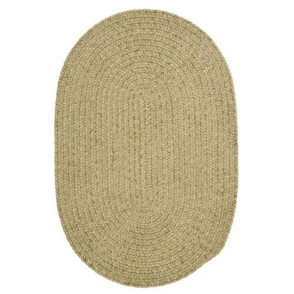 Rug Spring Meadow Braided Rug - Sprout Green - 10 ft. round