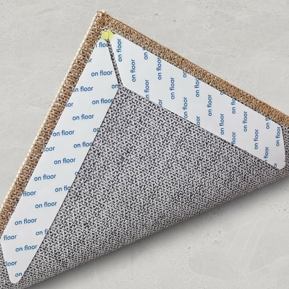 Rug Tape Carpet Corner Grippers: Non Slip Rug Stickers for Hardwood Floors Anti Slip Rug Grip Carpet Stickers for Area Rugs - Adhesive Rug Pads Rug Stoppers to Prevent Sliding
