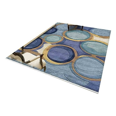Rug The Living Room Carpet Is Geometrically Good For Household UseThe Bedroom Is Covered With Floor MatsAnd The Bedside Carpet Is Used As A Floor Mat Washable Rug
