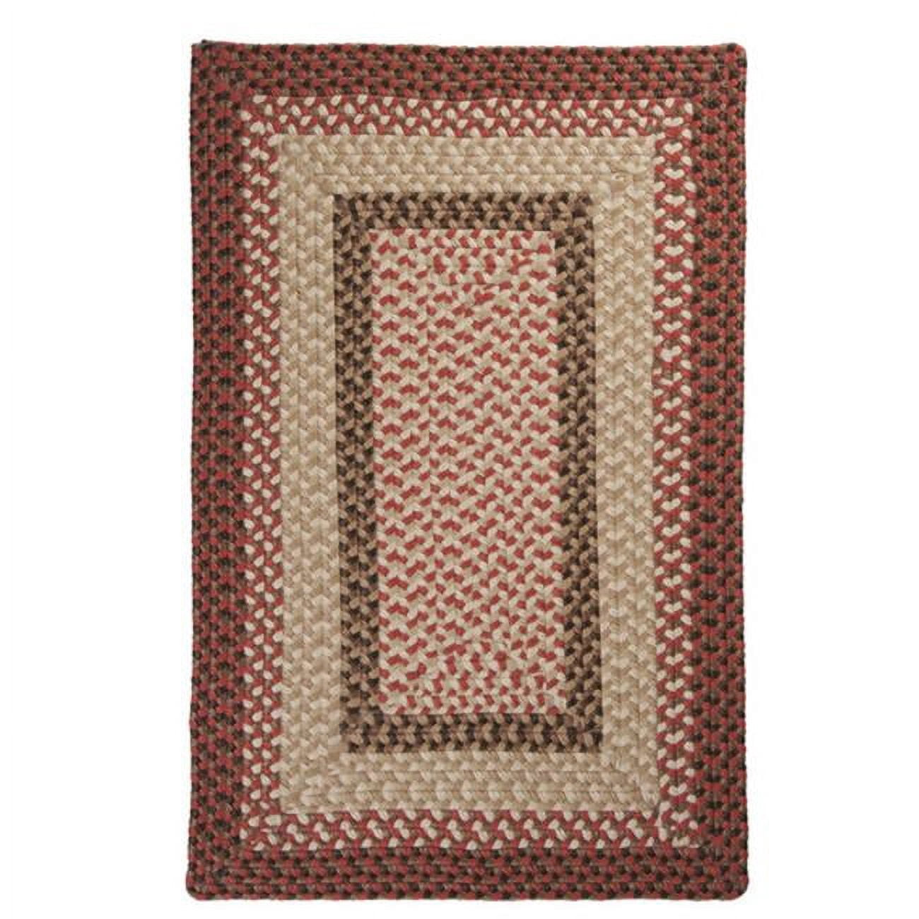 Rug Tiburon Braided Rug - Rusted Rose 7x9 - Walmart.com