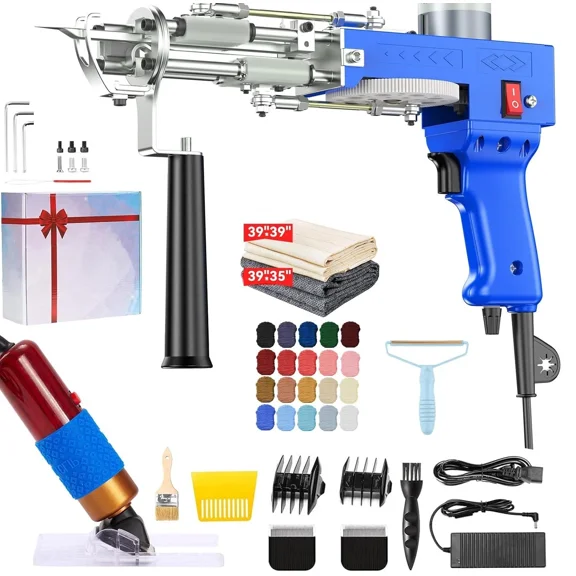 Rug Tufting Gun & Trimmer Kit Unleash Your Creativity with Cloth & Yarn, Tufting Machine Perfect for Beginne TaskStar