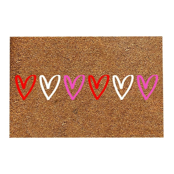 Rug Valentine's Day Floor Mats Holiday Floor Mats Welcome Doormat Bathroom Bedroom Living Room Kitchen Outdoor Rugs Valentine's Day Gifts Home Decor Valentine's Day Washable Rug