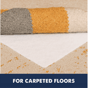 Rug on Carpet Non Slip Rug Pad 2.5 x 10 ft by Slip-Stop