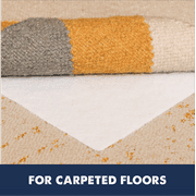 Rug on Carpet Non Slip Rug Pad 7 x 10 ft by Slip-Stop