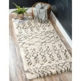 thumbnail image 1 of RugPal Shag Shoploni Collection Area Rug 2'7"x10' - Pure Ivory, 1 of 5