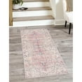 thumbnail image 1 of RugPal Transitional Pria Collection Area Rug 2'7"x14' - Beige-Pink, 1 of 5
