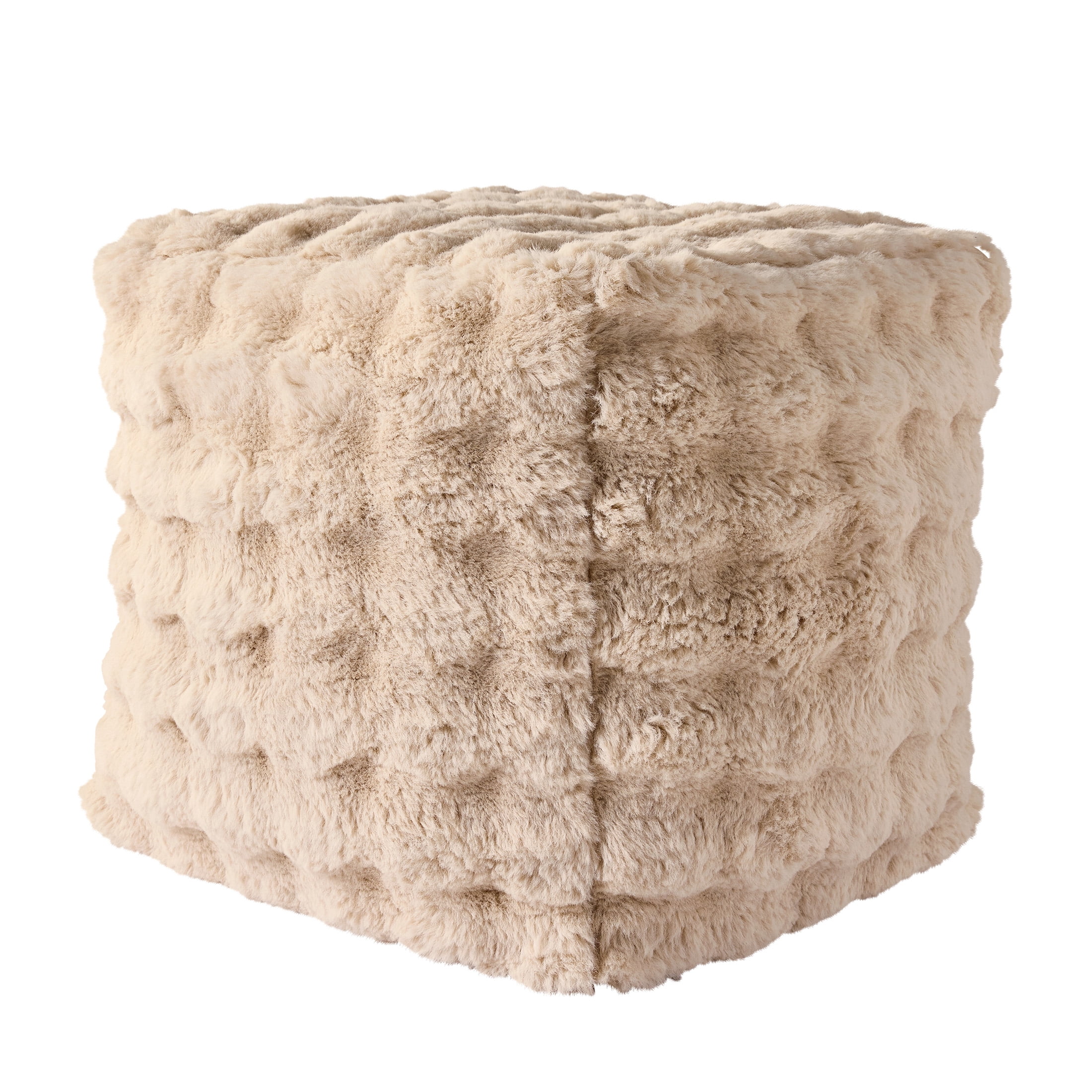 Bubble Fur Pouf Cover