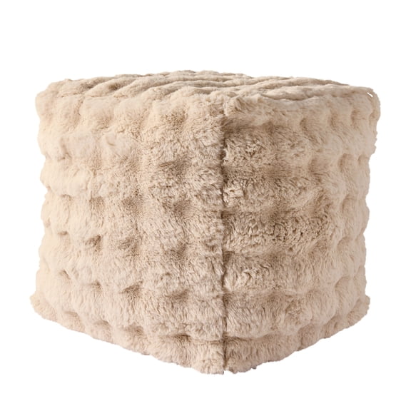 Bubble Fur Pouf Cover