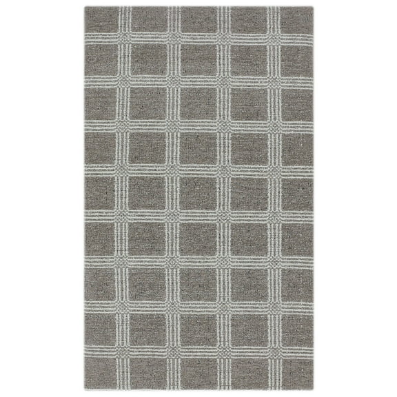 RugSmith Brown Plaid Anti-Fatigue Kitchen Mat, 20" x 36"
