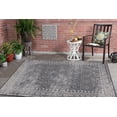 thumbnail image 1 of RugSmith Fairisle Gray Distressed Transitional Area Rug, 7'6" x 9'6", 1 of 5