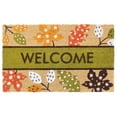 thumbnail image 1 of RugSmith Machine Tufted Autumn Leaves Indoor and Outdoor Coir Doormat, 18" x 30", 1 of 5