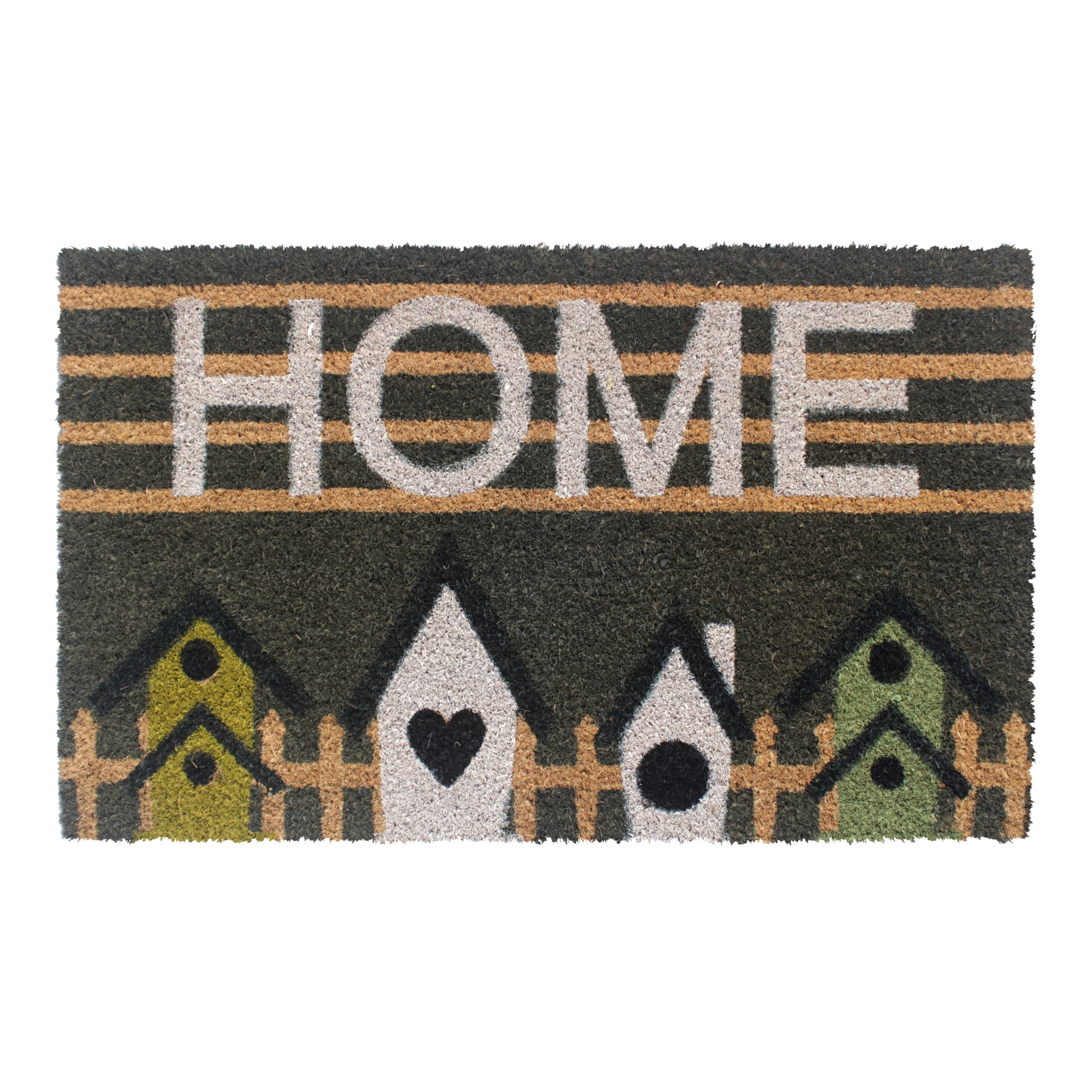 Home Birdhouse Coir Outdoor Doormat, 18" x 30"