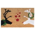thumbnail image 1 of RugSmith Multi Machine Tufted Reindeers Doormat, 18" x 30", 1 of 2