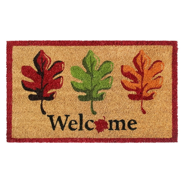 RugSmith Multi Machine Tufted Joy Flakes Doormat, 18