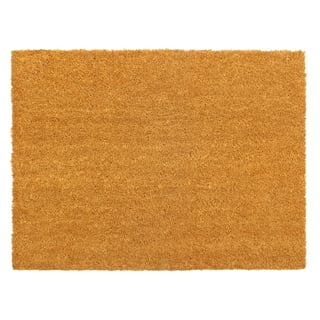 RugSmith Red Machine Tufted Baby It's Cold Outside Coir Doormat