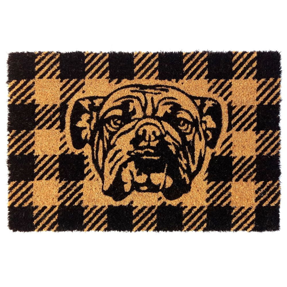 RugSmith Natural Machine Tufted Pug, 16" x 24",Natural