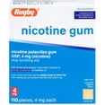 thumbnail image 1 of Rugby 00536303023 Original Nicotine Gum 4MG Sugar Free (Box of 110 Pieces), 1 of 6