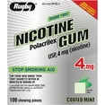 thumbnail image 1 of Rugby 00536311301 Sugar Free Nicotine Polacrilex Gum 100 Count 4 MG Mint Flavor Coated (Pack of 2), 1 of 2