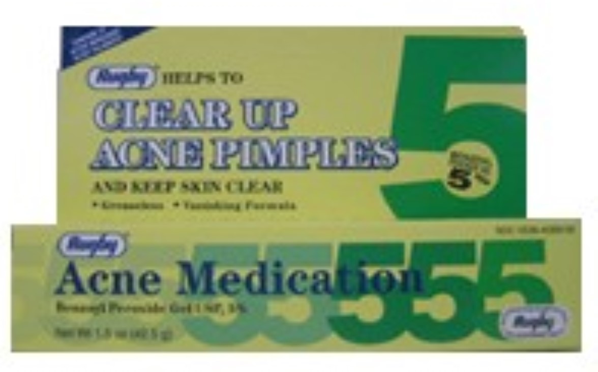 Rugby Acne Medication Benzoyl Peroxide Gel 5 1.5 oz