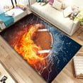 thumbnail image 1 of Rugby American Football Field Area Rug Carpet Rug for Living Room Bedroom Sofa Doormat Decoration Non-slip Floor Mat, 1 of 7