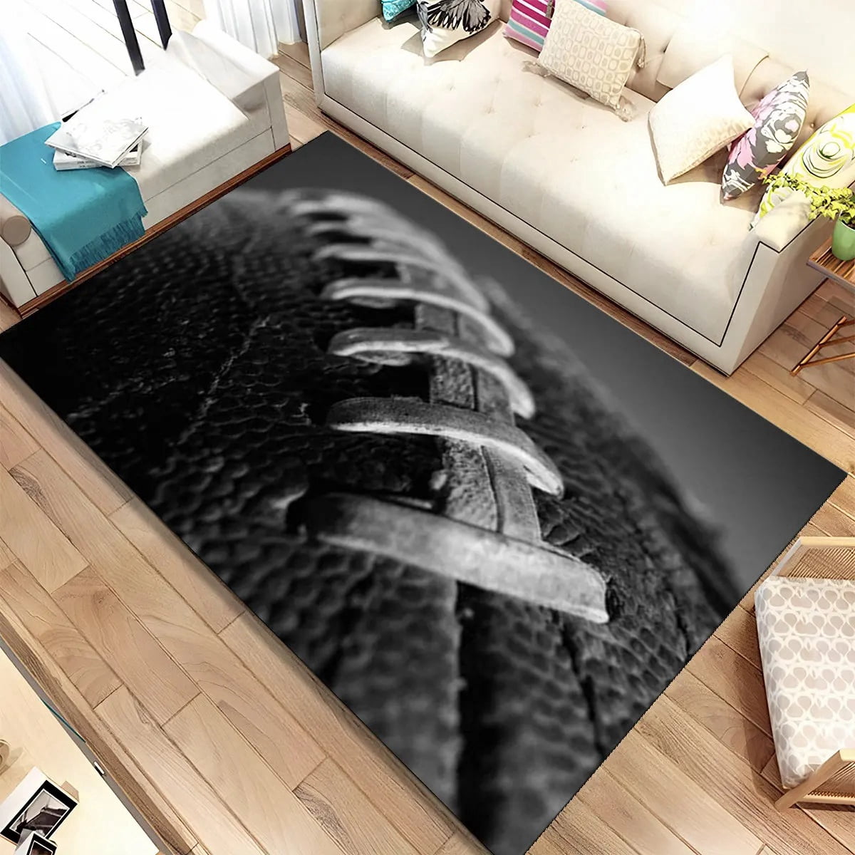 Rugby American Football Field Area Rug Carpet Rug for Living Room ...